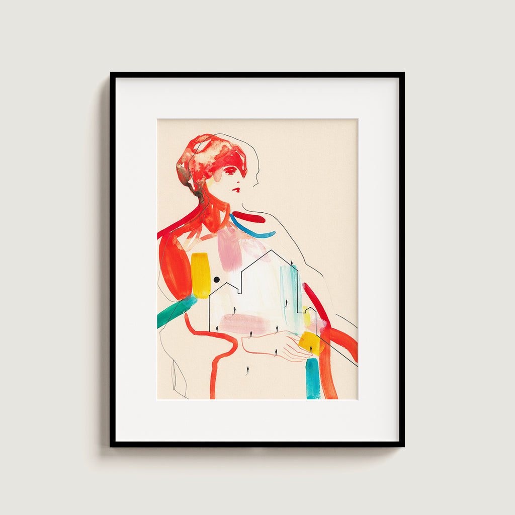 Solía ​​pensar que te quedarías por aquí - Obra de arte original