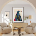 Me ne sono andato ma ho lasciato il mio cuore - Poster artistico