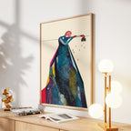 Me ne sono andato ma ho lasciato il mio cuore - Poster artistico