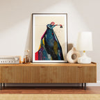 Me ne sono andato ma ho lasciato il mio cuore - Poster artistico