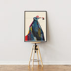 Me ne sono andato ma ho lasciato il mio cuore – Poster artistico