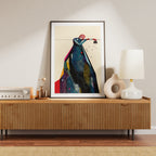 Me ne sono andato ma ho lasciato il mio cuore – Poster artistico