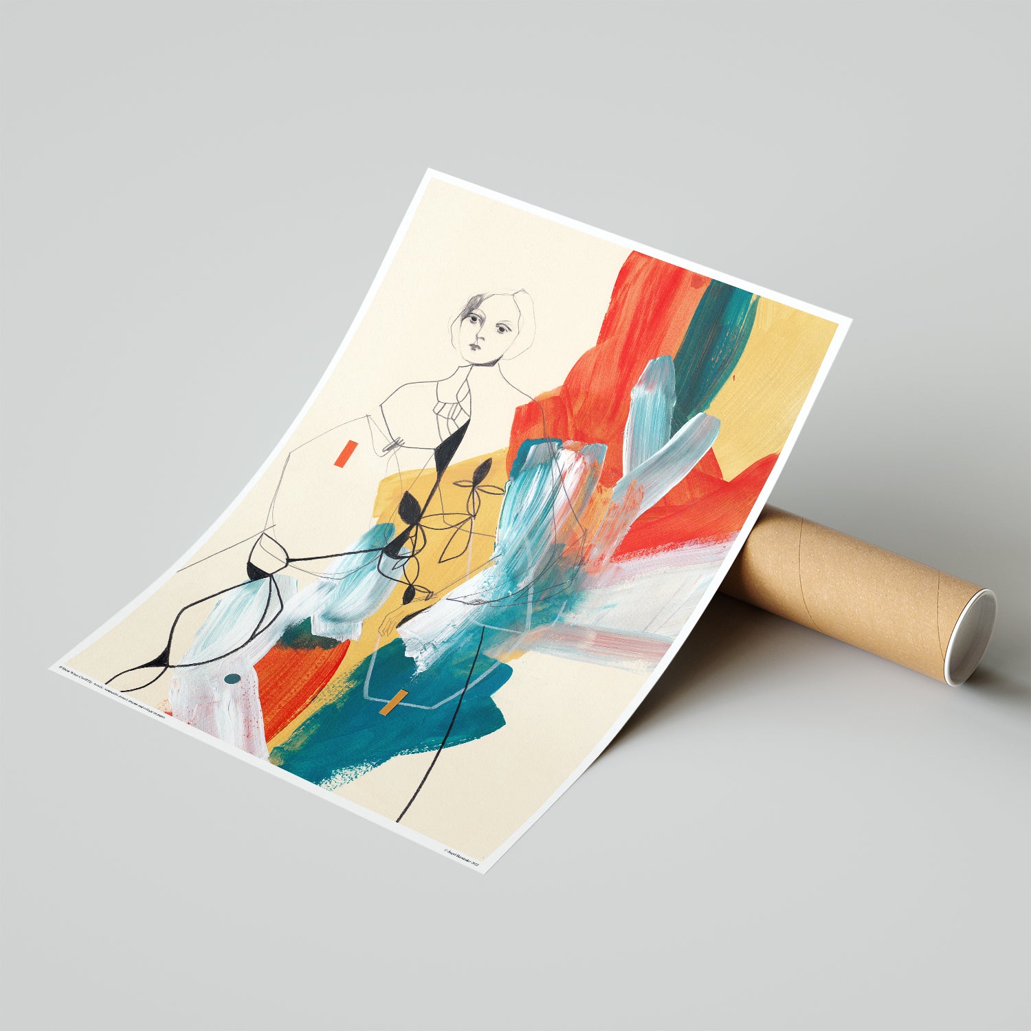 Se queste ali potessero volare – Poster artistico