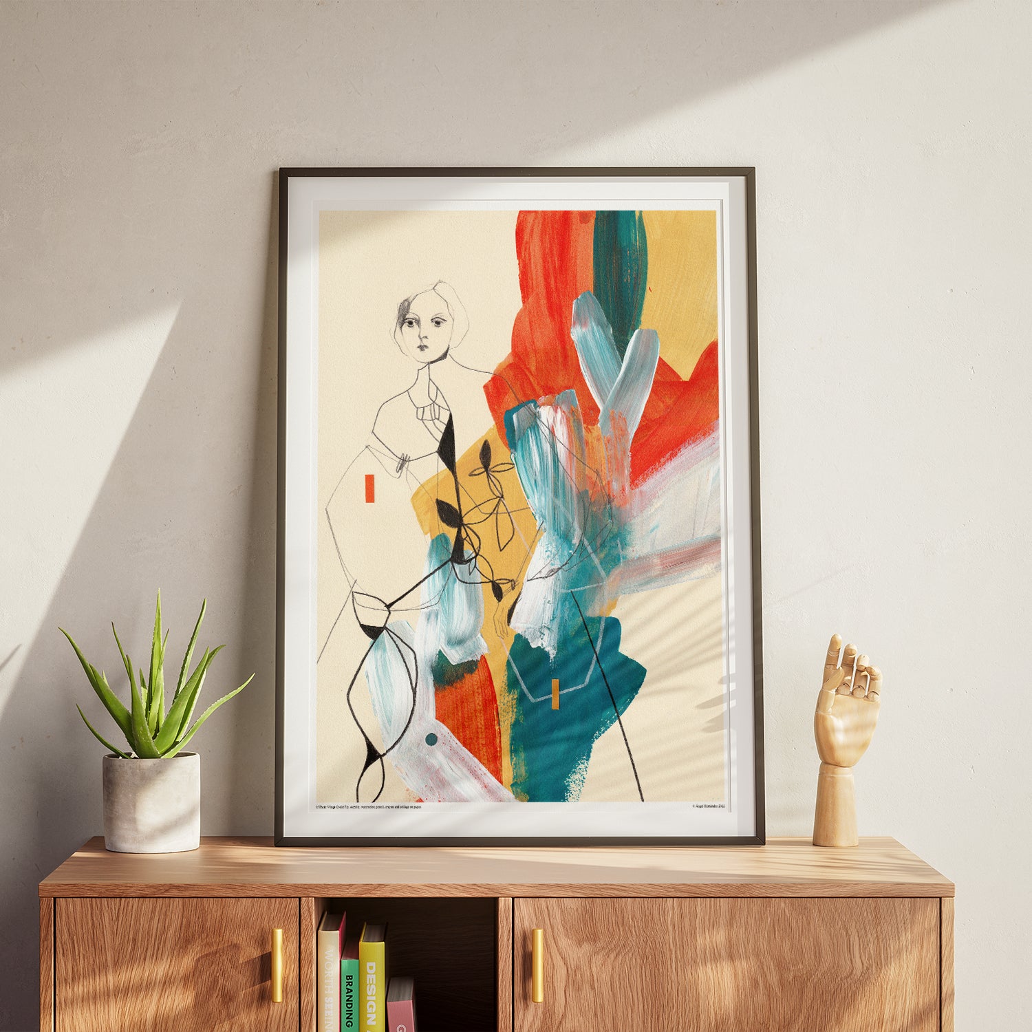 Se queste ali potessero volare – Poster artistico