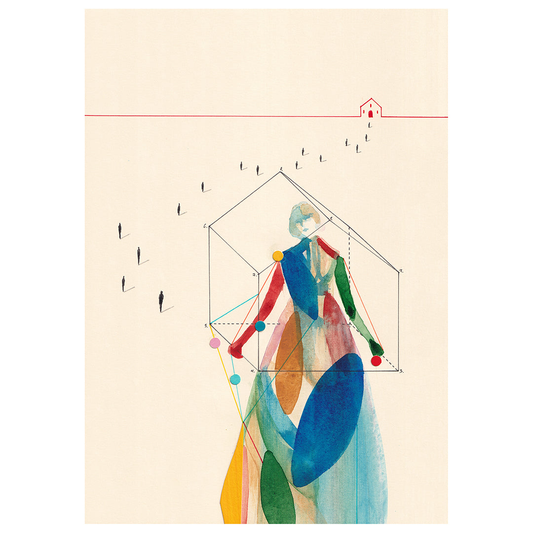 Siguiendo adelante - Obra de arte original