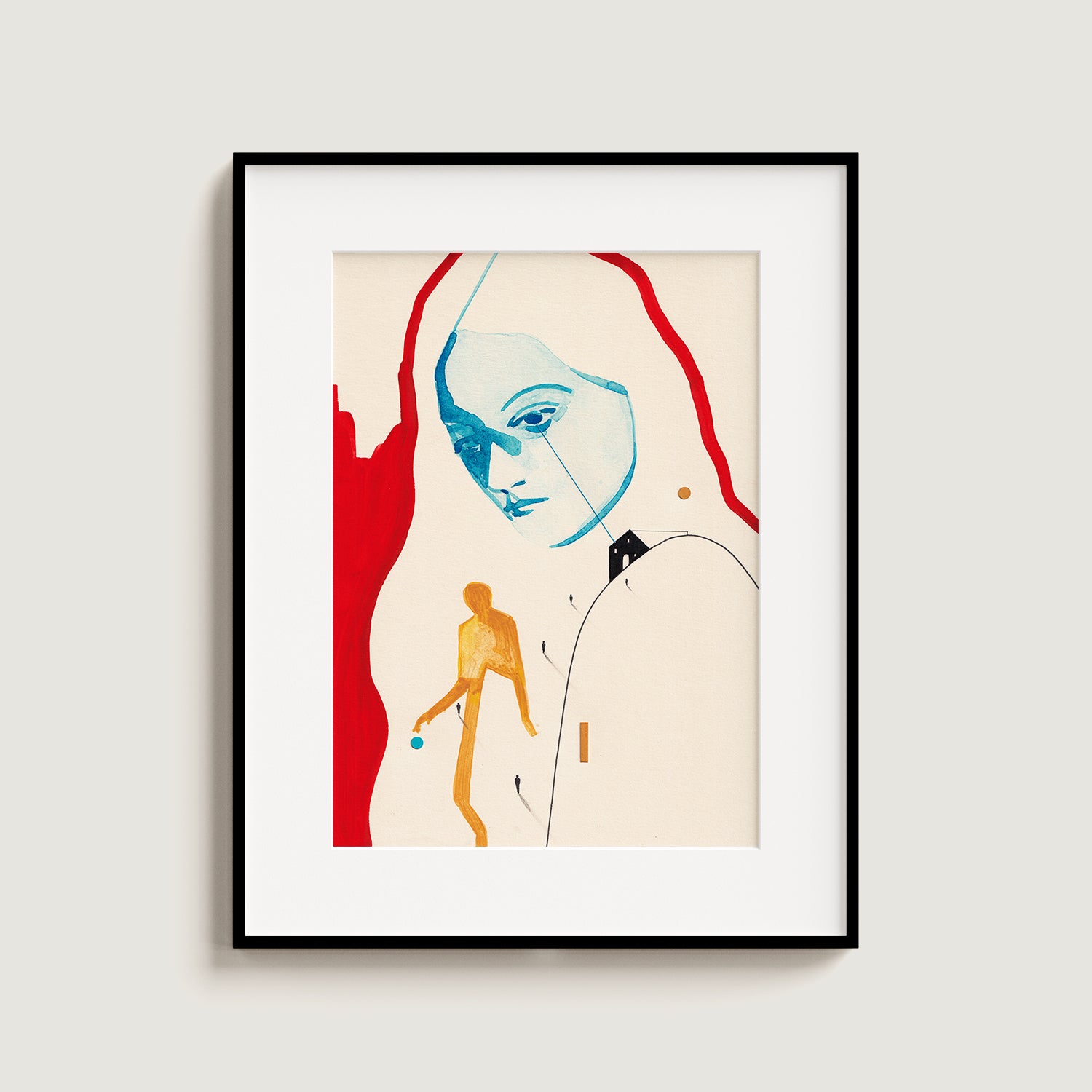 En los bordes de tu silencio - Obra de arte original