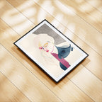 Projection sur trois plans - Affiche artistique