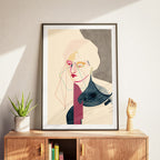 Projection sur trois plans - Affiche artistique