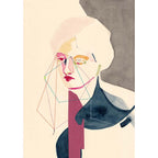 Projection sur trois plans - Affiche artistique