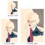 Projection sur trois plans - Affiche artistique