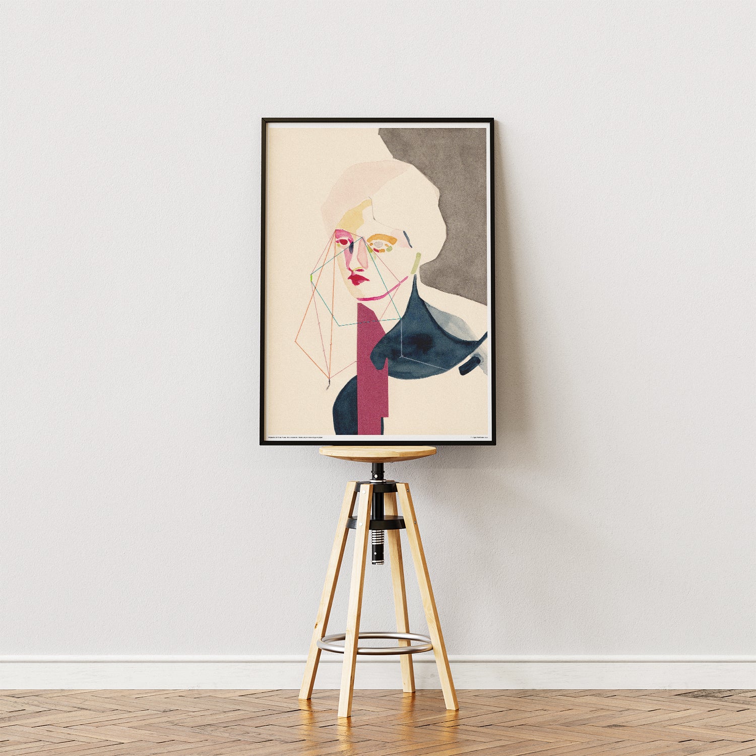 Projection en trois plans – Affiche d'art