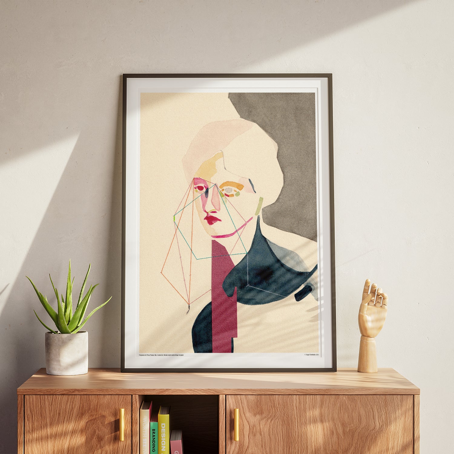 Proiezione su tre piani – Poster artistico