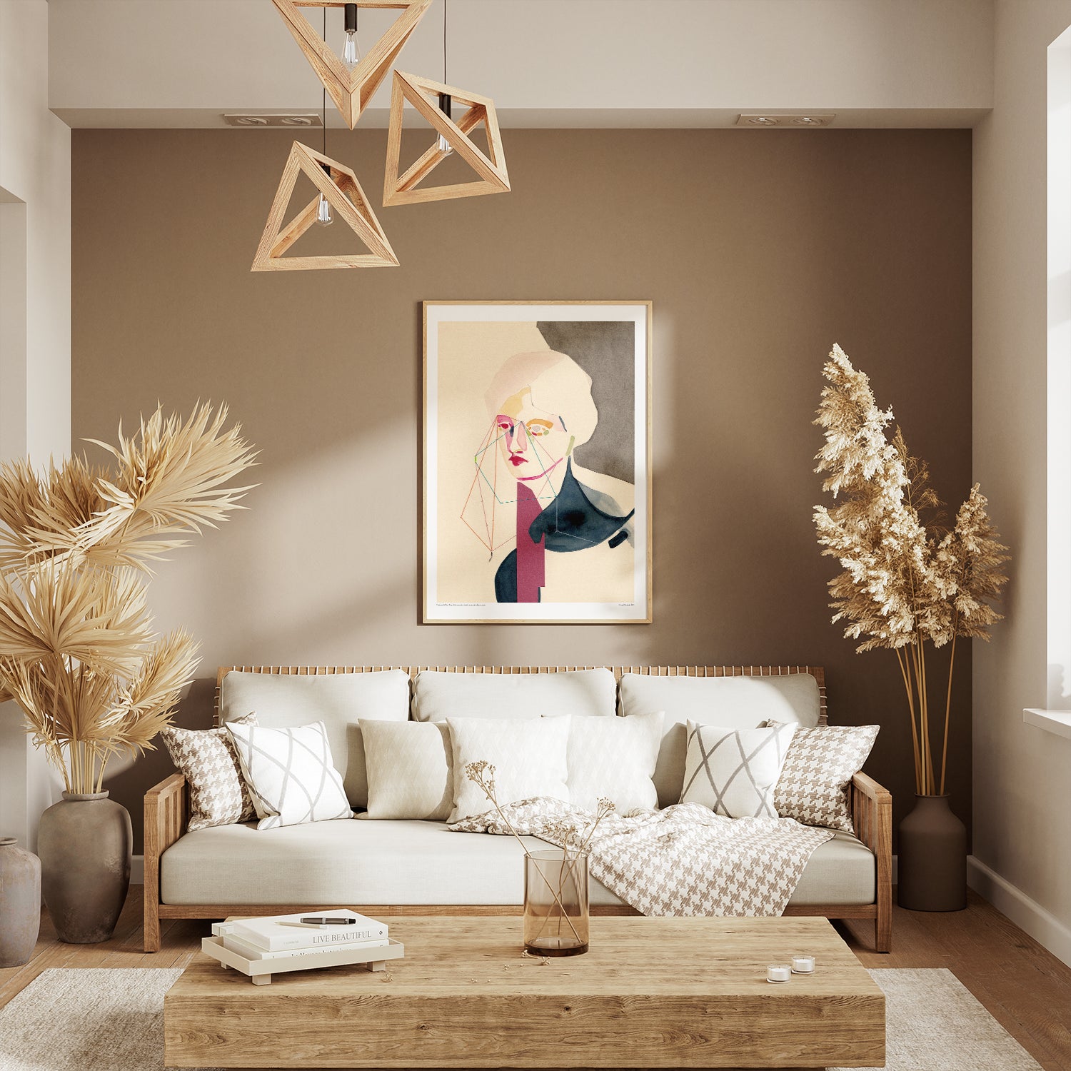 Proiezione su tre piani – Poster artistico