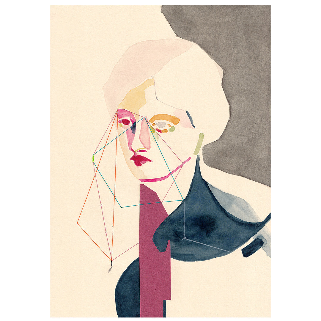 Proiezione su tre piani – Poster artistico