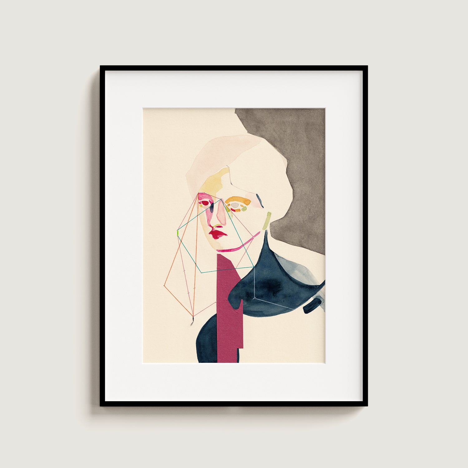 Projection In Three Planes -  Fine Art Print