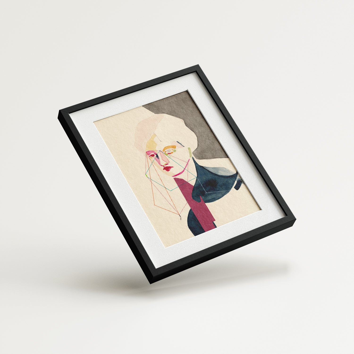 Projection In Three Planes -  Fine Art Print