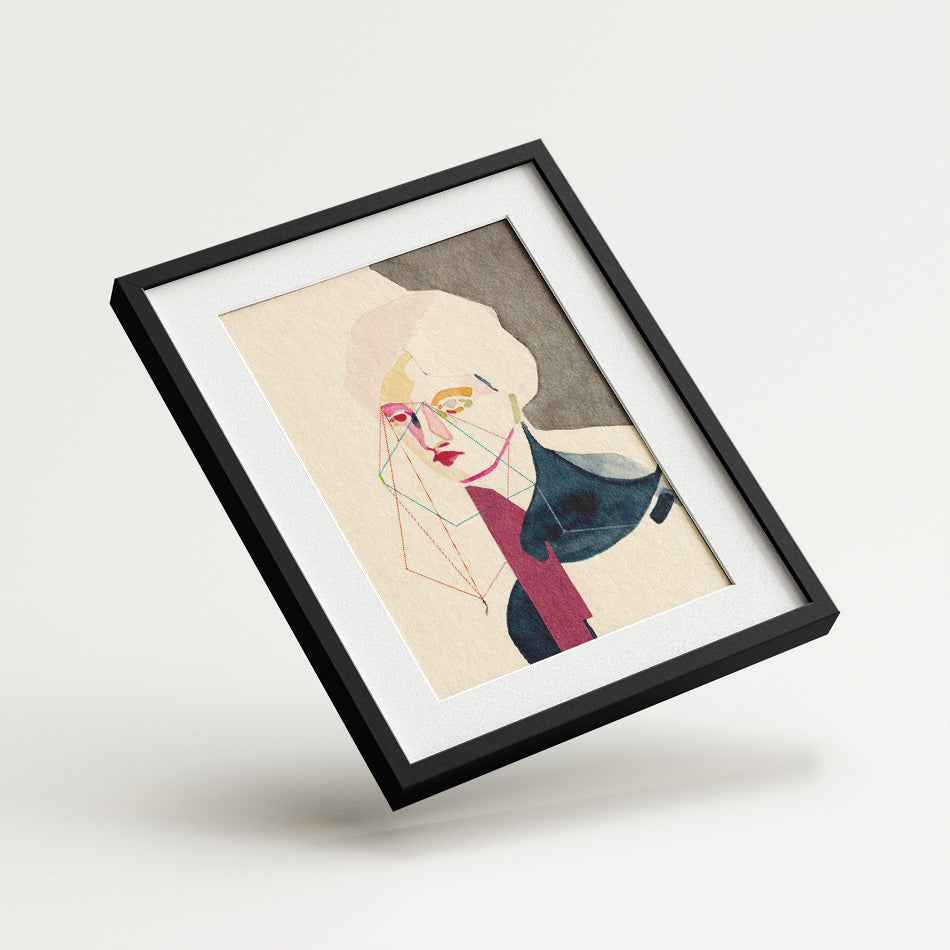 Projection In Three Planes - Fine Art Print