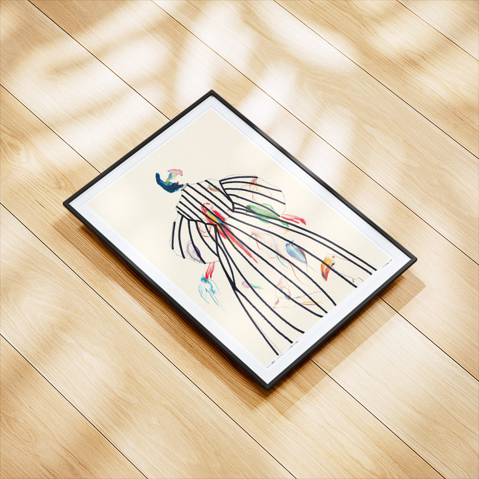 Cercare la libertà dentro di sé - Poster artistico