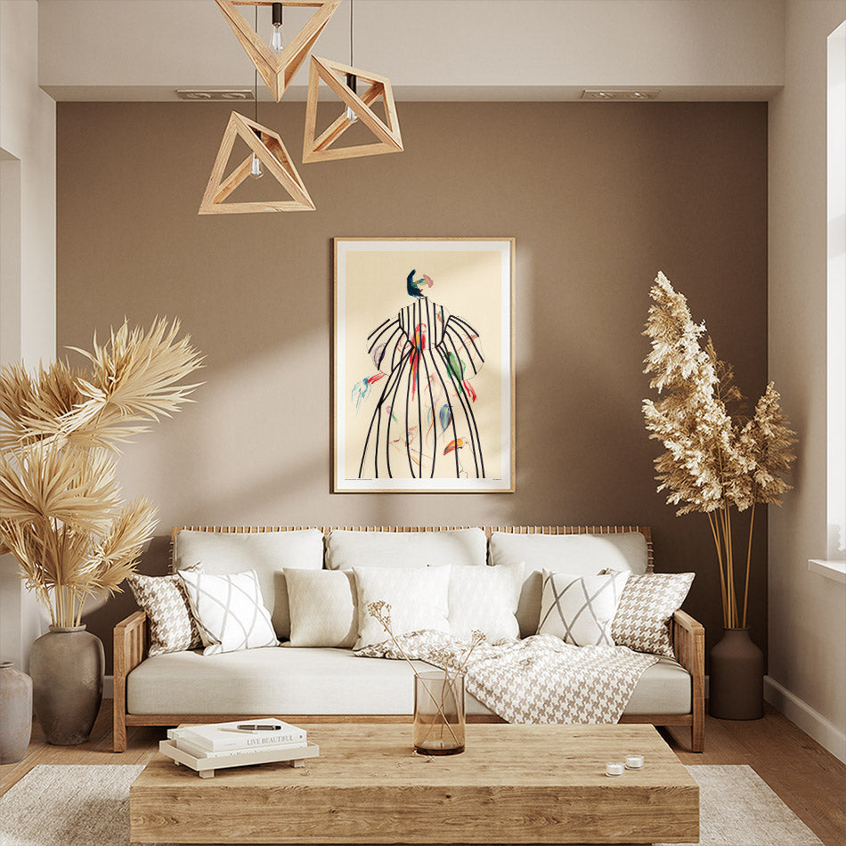 Cercare la libertà dentro di sé - Poster artistico