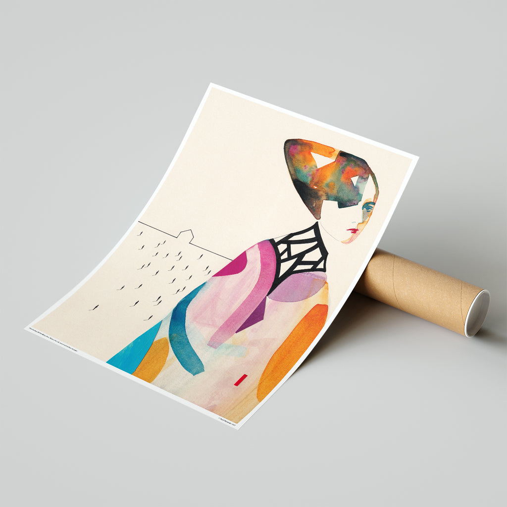 Ce sentiment de ne pas faire partie – Affiche d'art