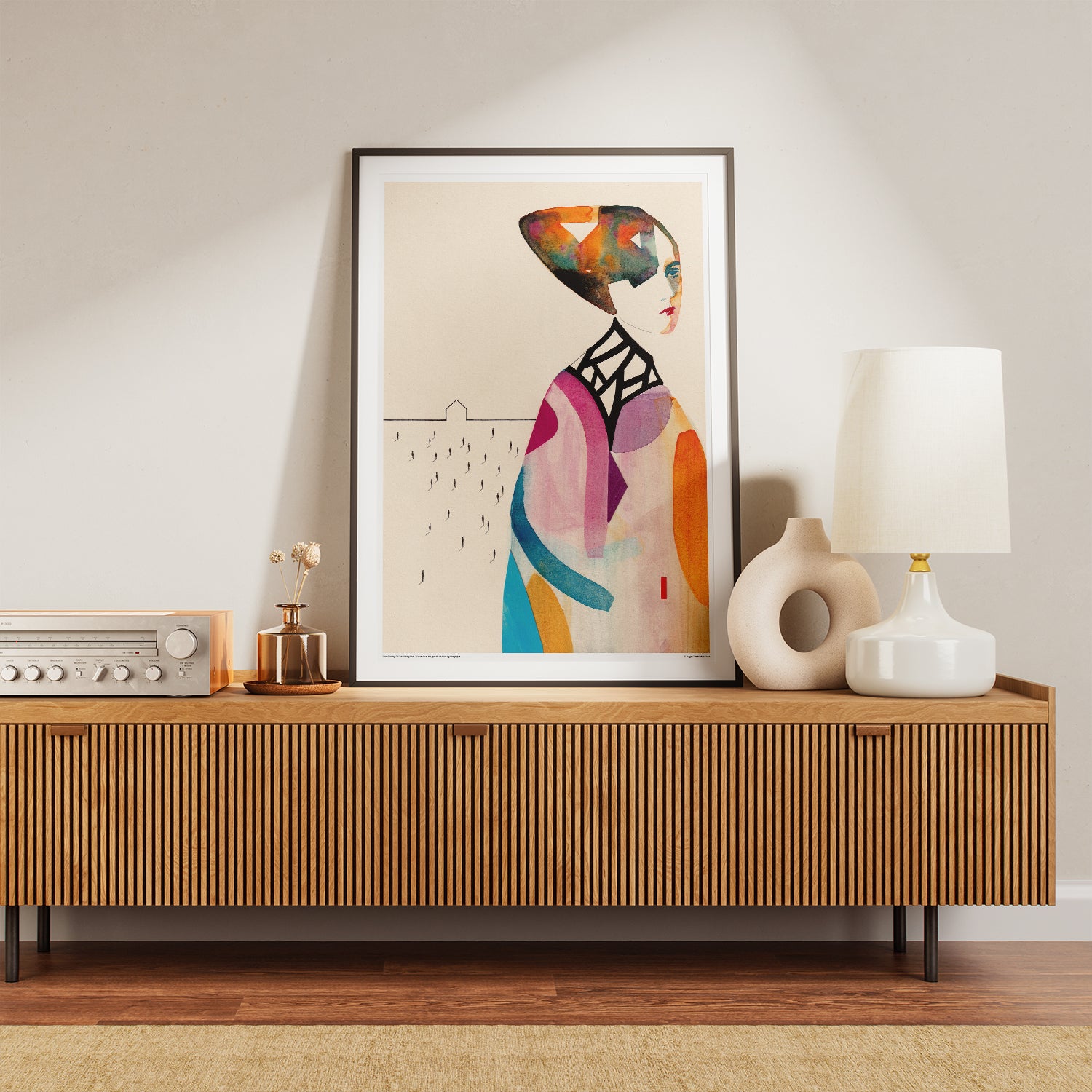 Ce sentiment de ne pas faire partie – Affiche d'art