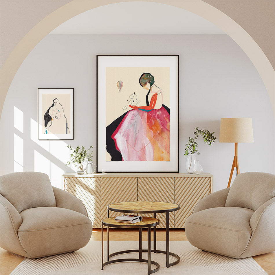 La Maison Brisée - Affiche d'art