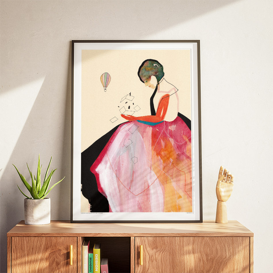 La Maison Brisée - Affiche d'art