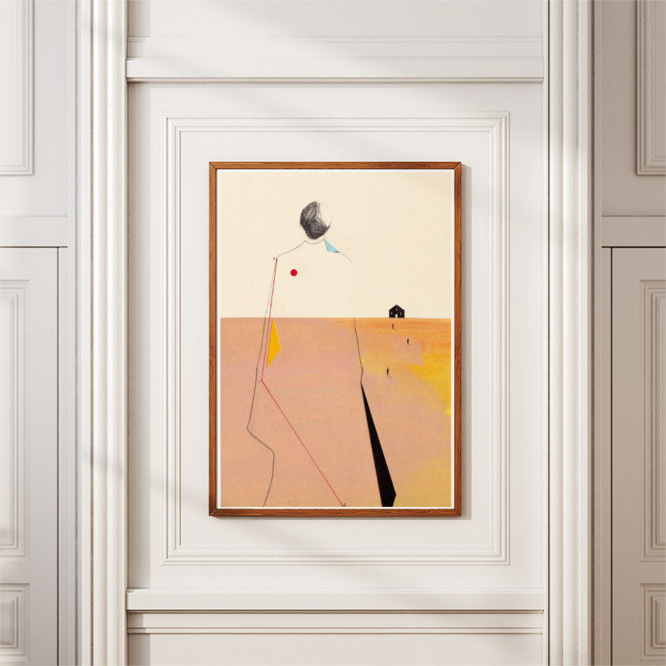 La distanza - Poster artistico