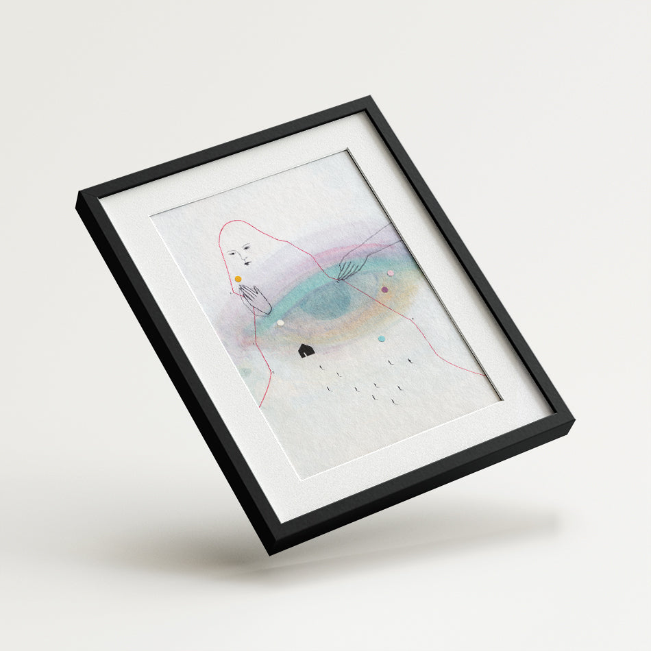 The Hand That Moves The Narrative Of Fate - Fine Art Print