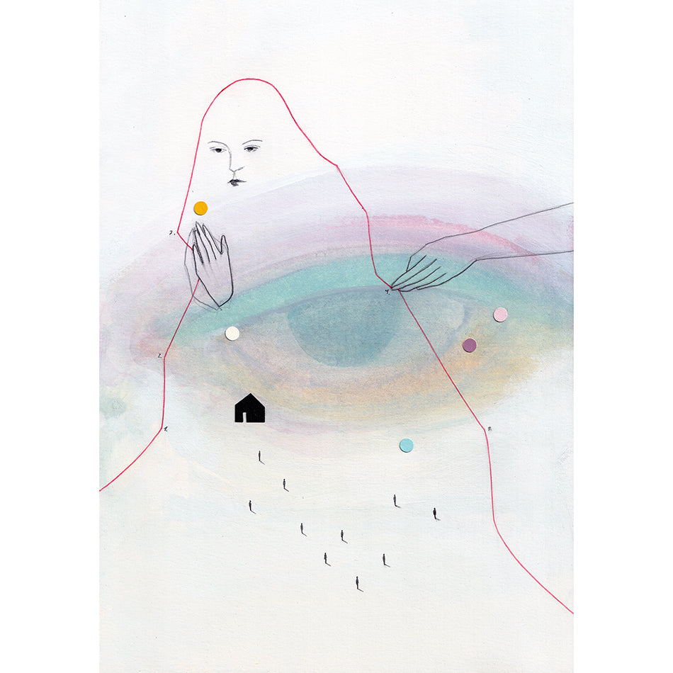 The Hand That Moves The Narrative Of Fate - Fine Art Print