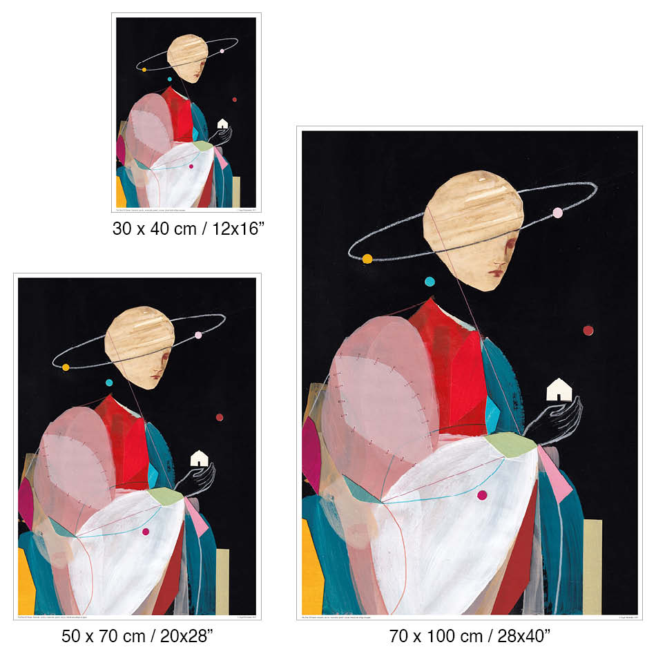 Il poeta di Saturno - Poster artistico