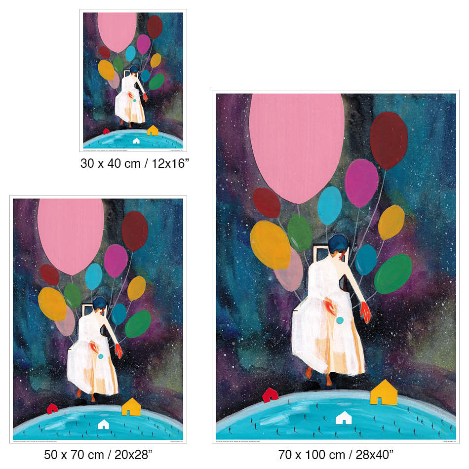 Il Viaggiatore - Poster artistico