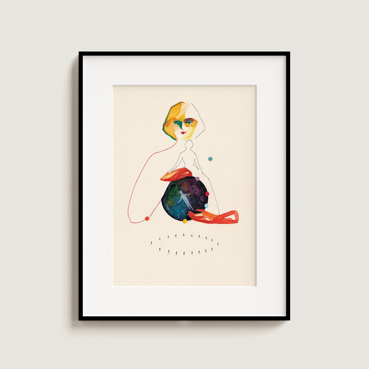 El acto de la creación - Obra de arte original