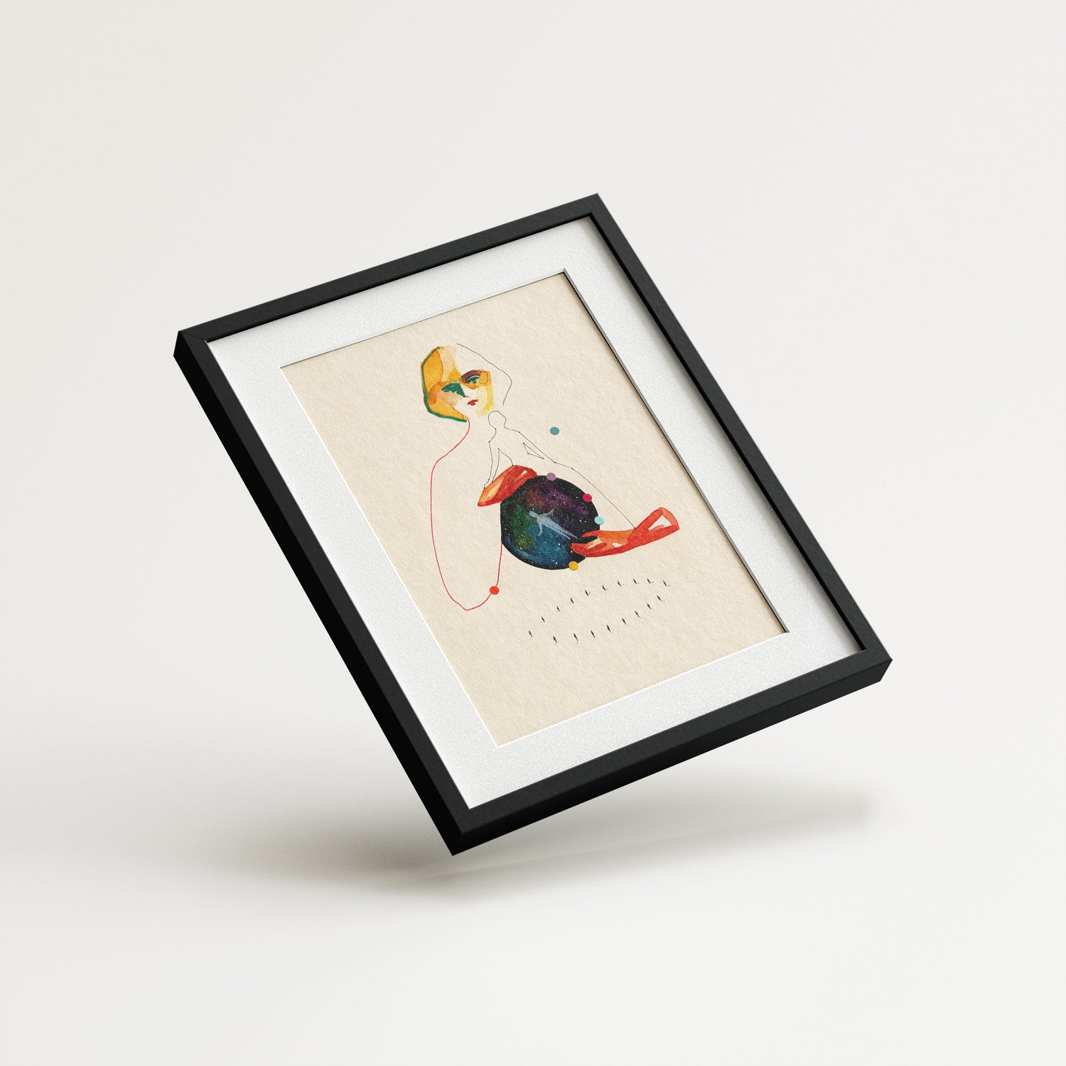 El acto de la creación - Obra de arte original