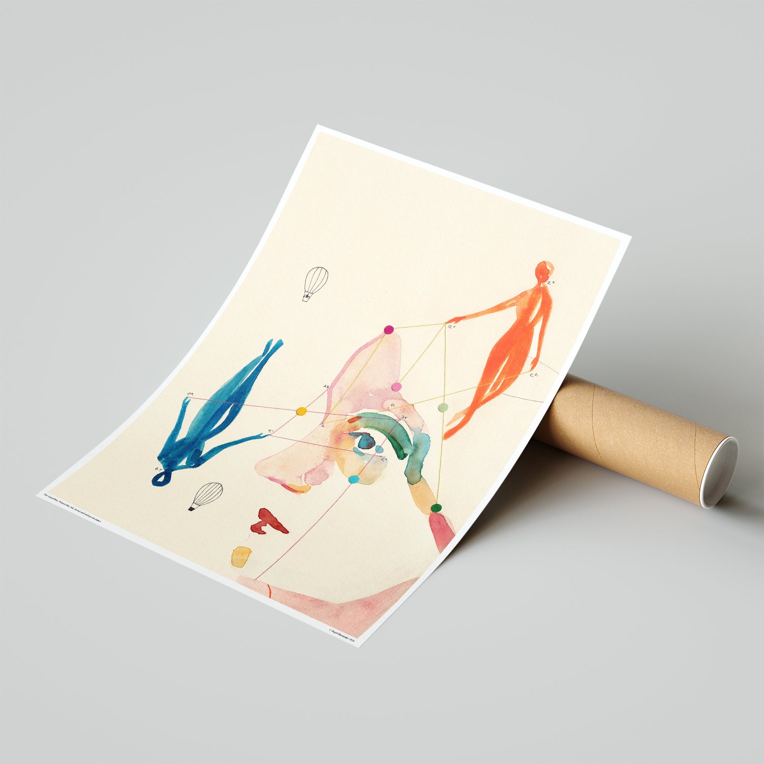 L'algoritmo – Poster artistico