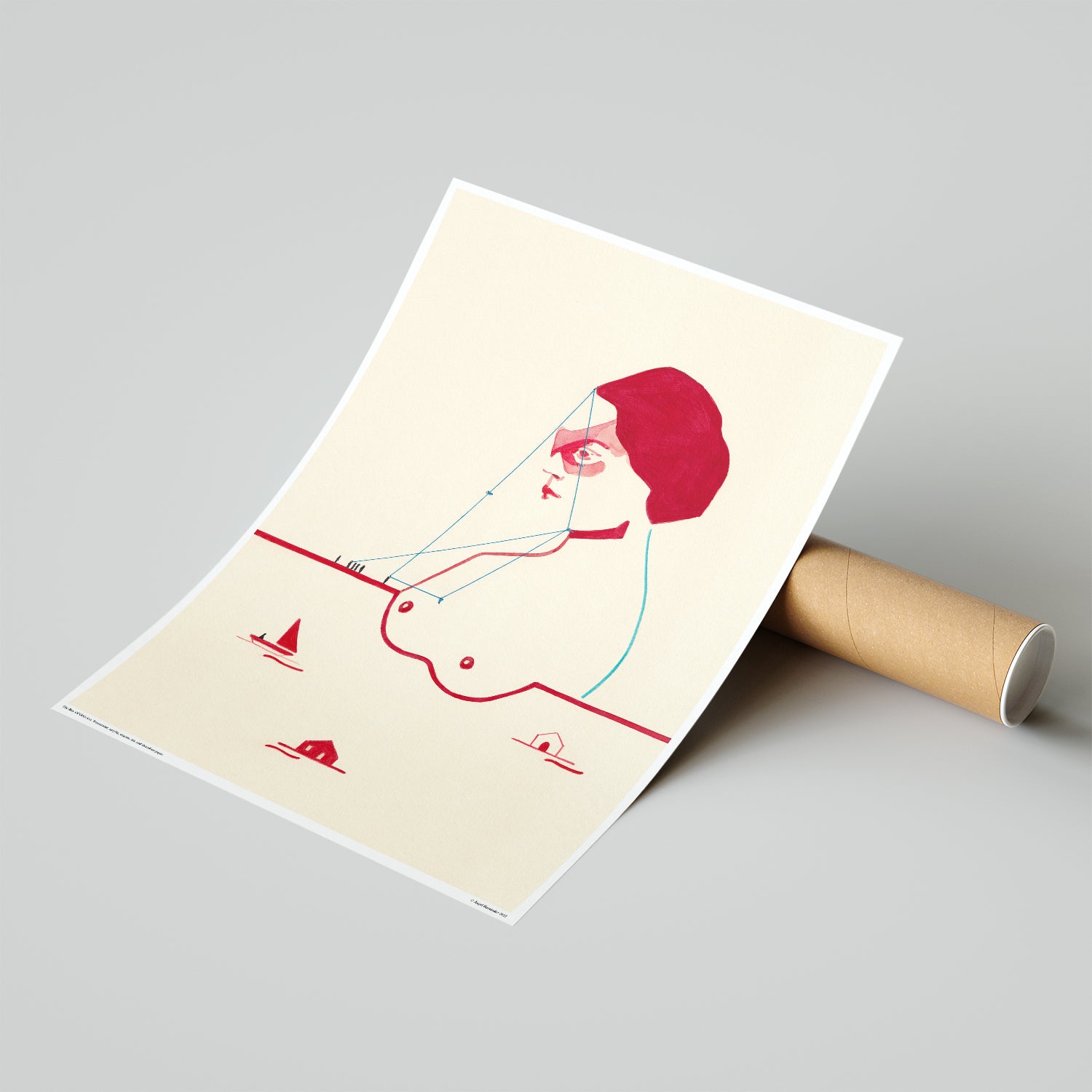 La Baia dell'Oblio – Poster Artistico