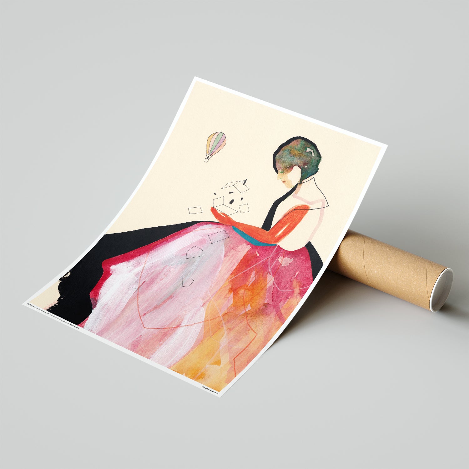 La Maison Brisée – Affiche d'art