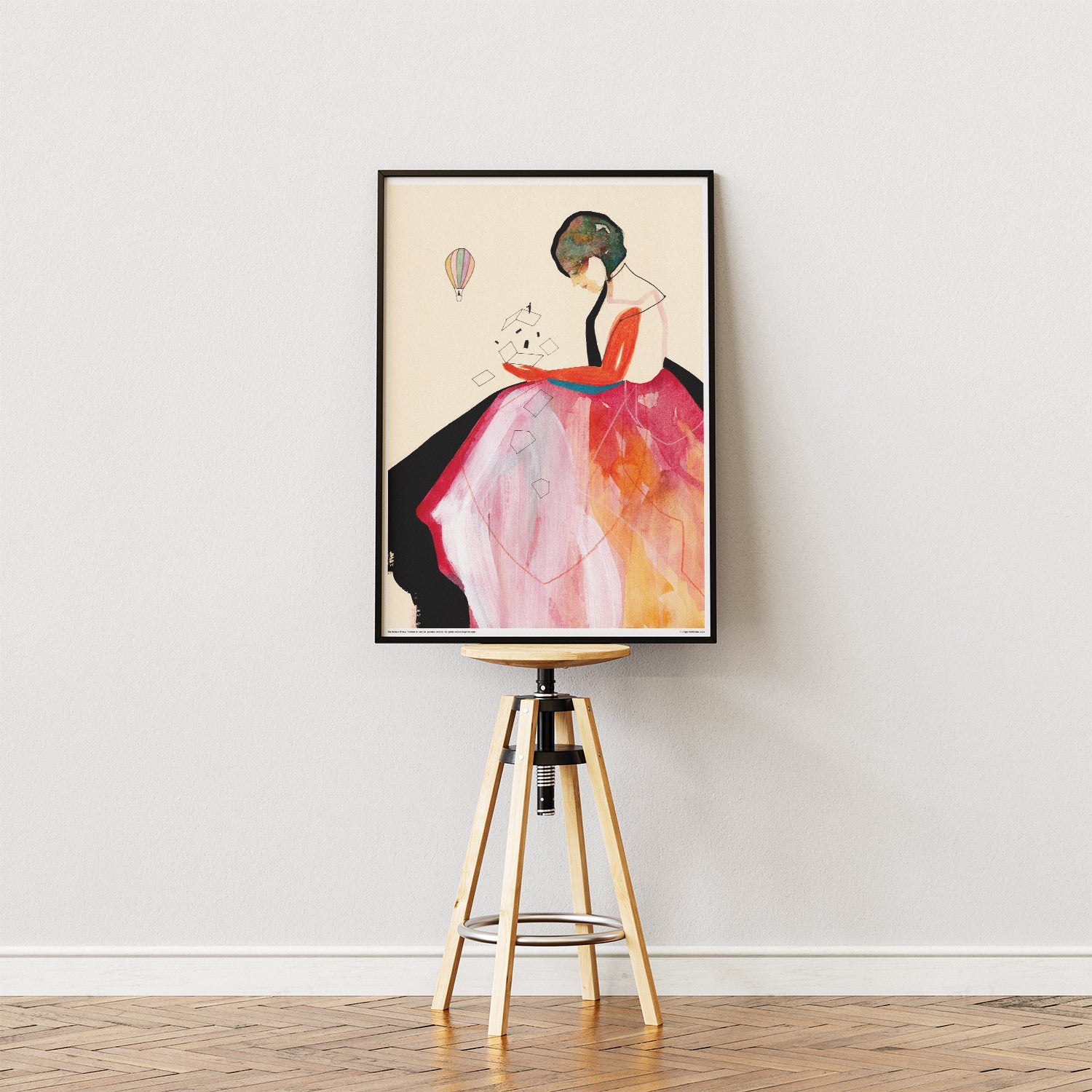 La casa distrutta – Poster artistico