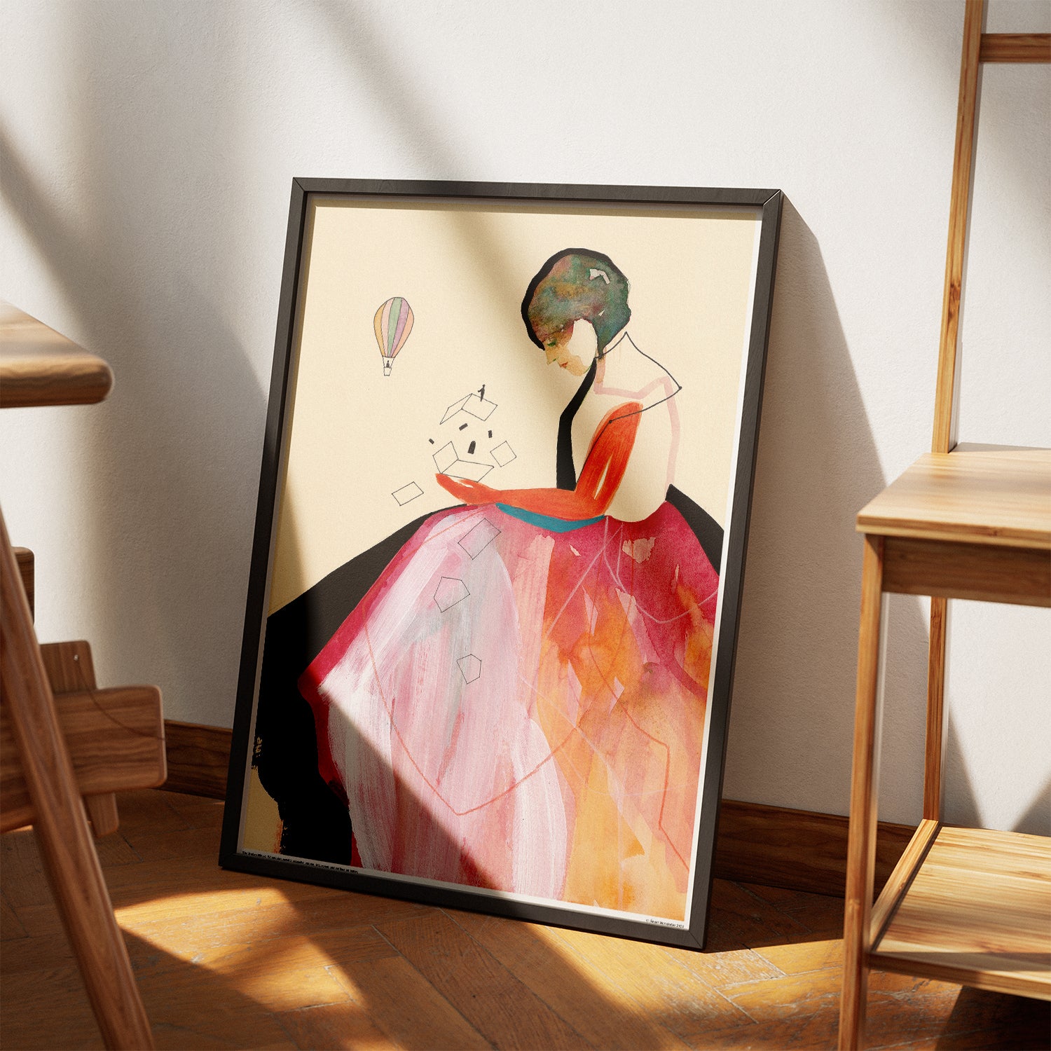 La casa distrutta – Poster artistico