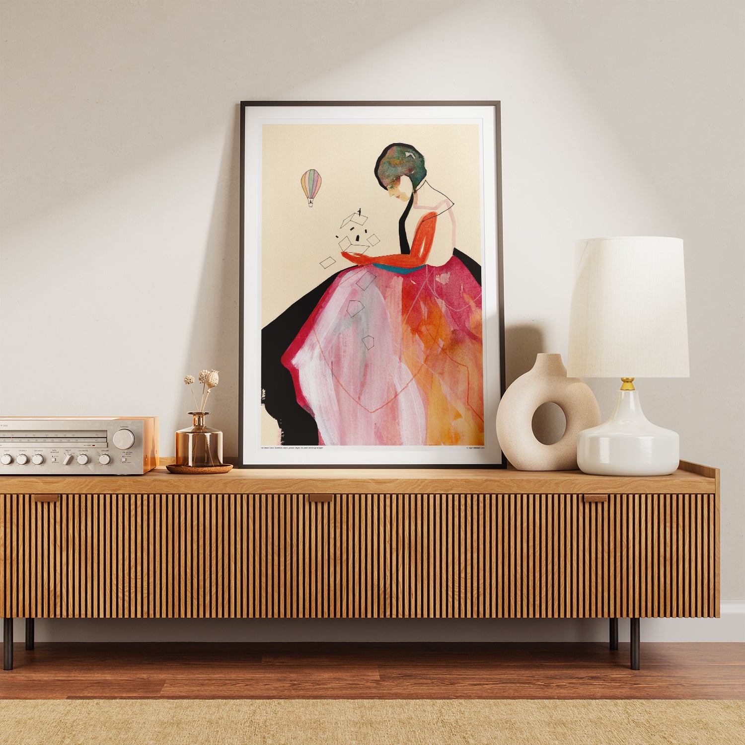 La casa distrutta – Poster artistico