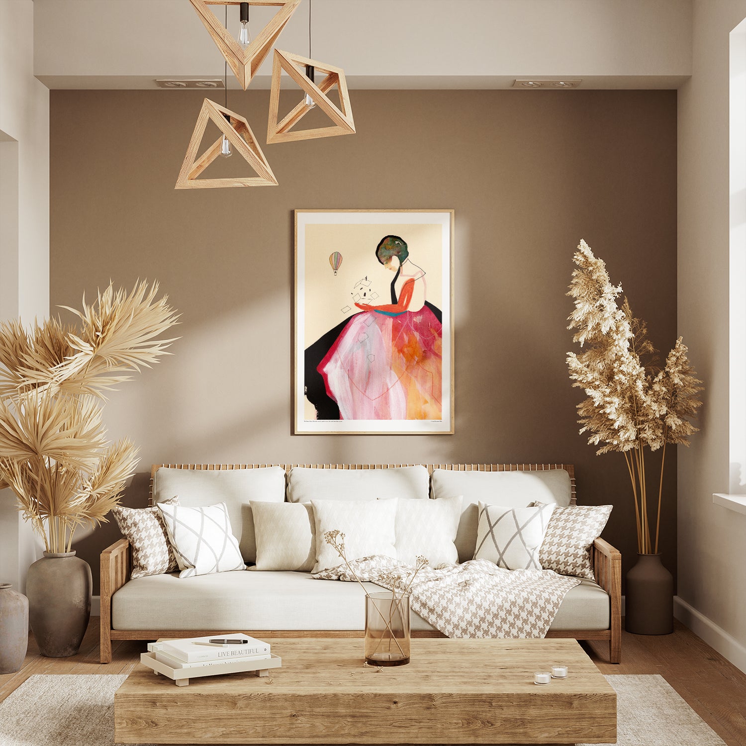 La casa distrutta – Poster artistico