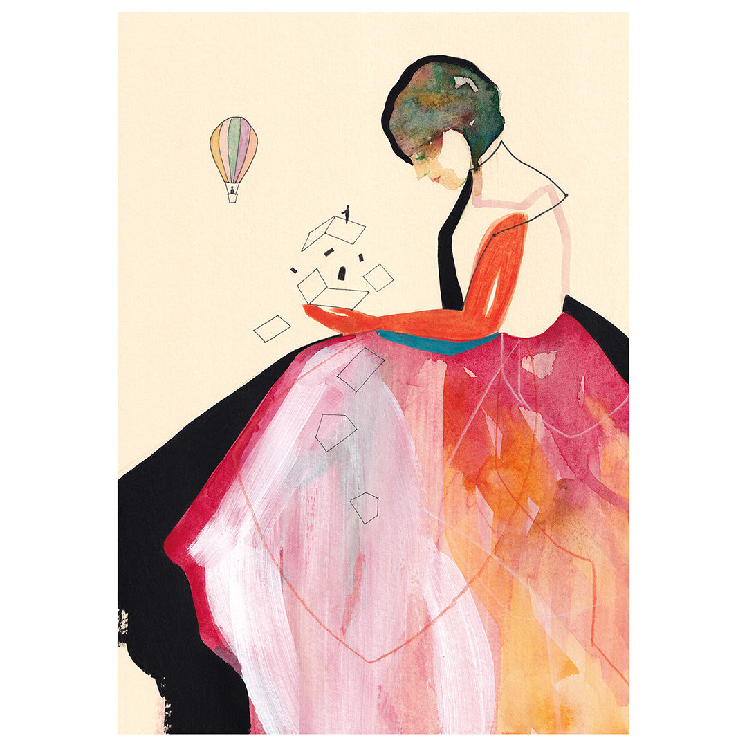 La casa distrutta – Poster artistico