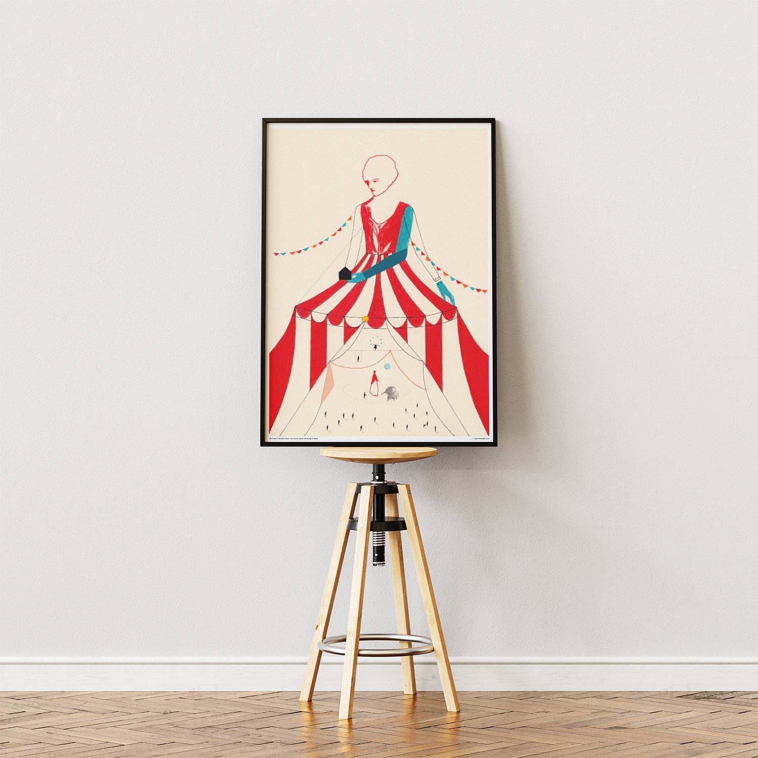 Il circo dei sogni infranti – Poster artistico