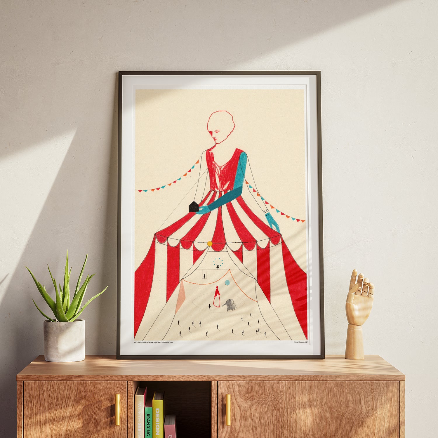 El circo de los sueños rotos – Póster artístico