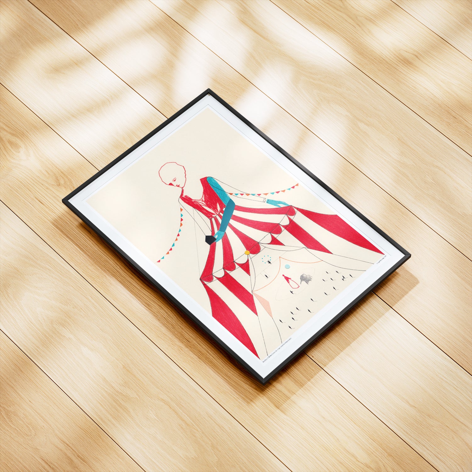 Il circo dei sogni infranti – Poster artistico