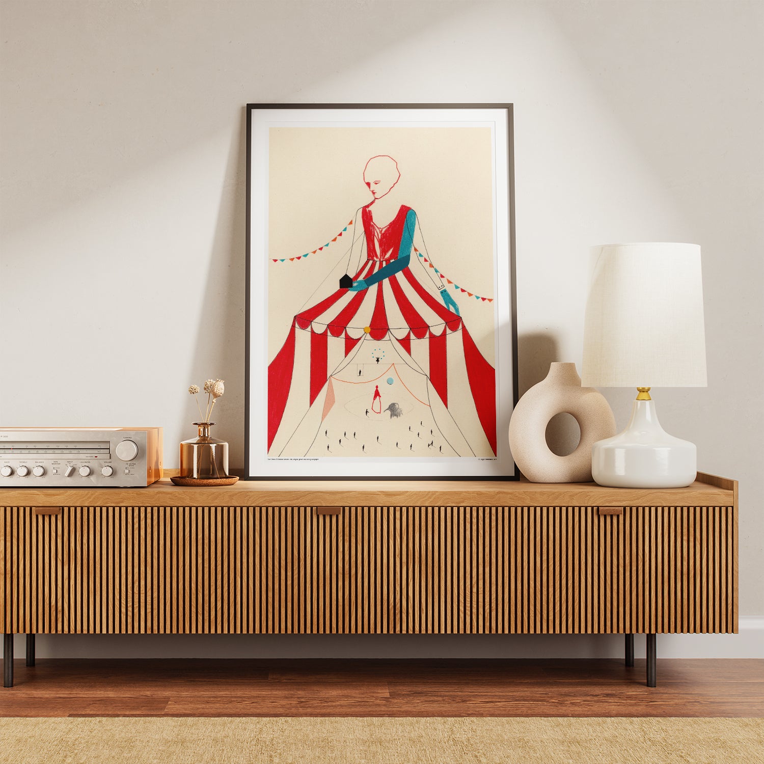El circo de los sueños rotos – Póster artístico