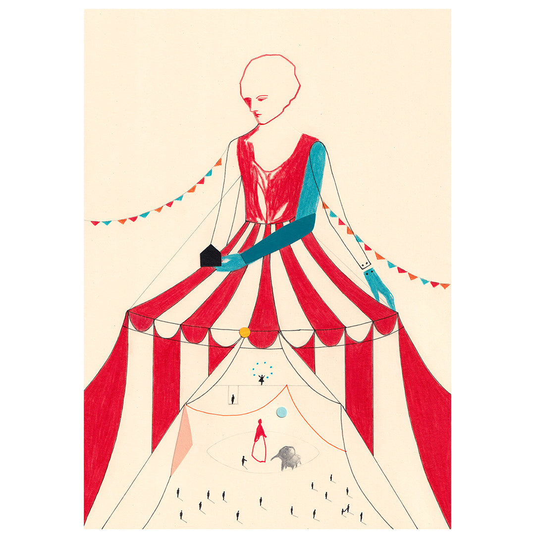 Il circo dei sogni infranti – Poster artistico