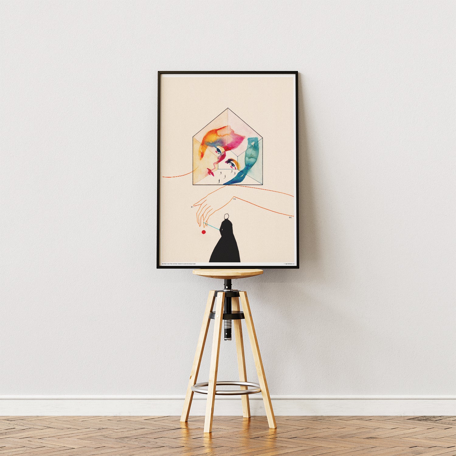 L'endroit où je me sentais comme chez moi – Affiche d'art