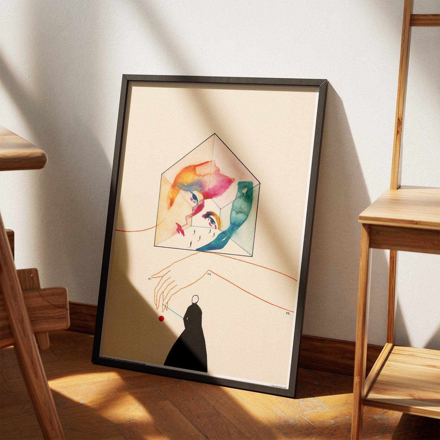 L'endroit où je me sentais comme chez moi – Affiche d'art