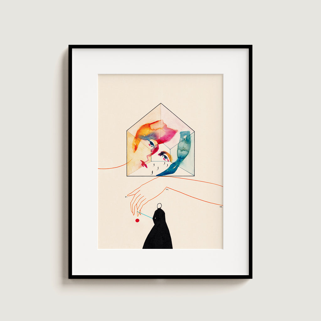 El lugar donde solía sentirme como en casa - Obra de arte original
